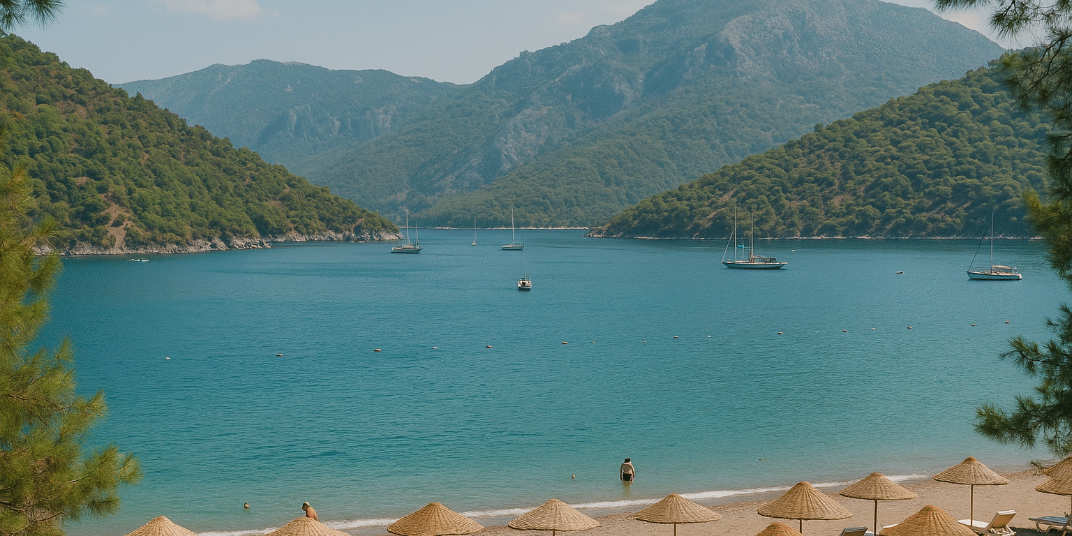 Akdeniz Koyu’nda Sakin Bir Gün