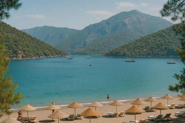 Akdeniz Koyu’nda Sakin Bir Gün