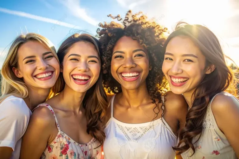 pngtree-group-of-happy-multiethnic-young-women-smiling-outdoors-in-park-on-image_20909921